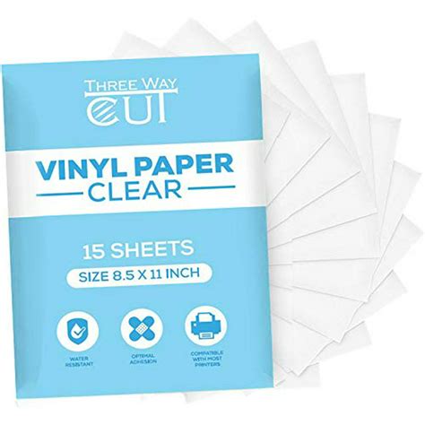 Clear Printable Adhesive Vinyl